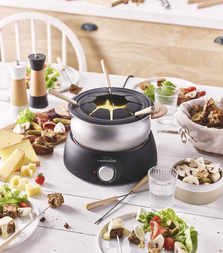 Set wok et fondue électrique 900w 8 fourchettes 349019 Lagrange - Image 5