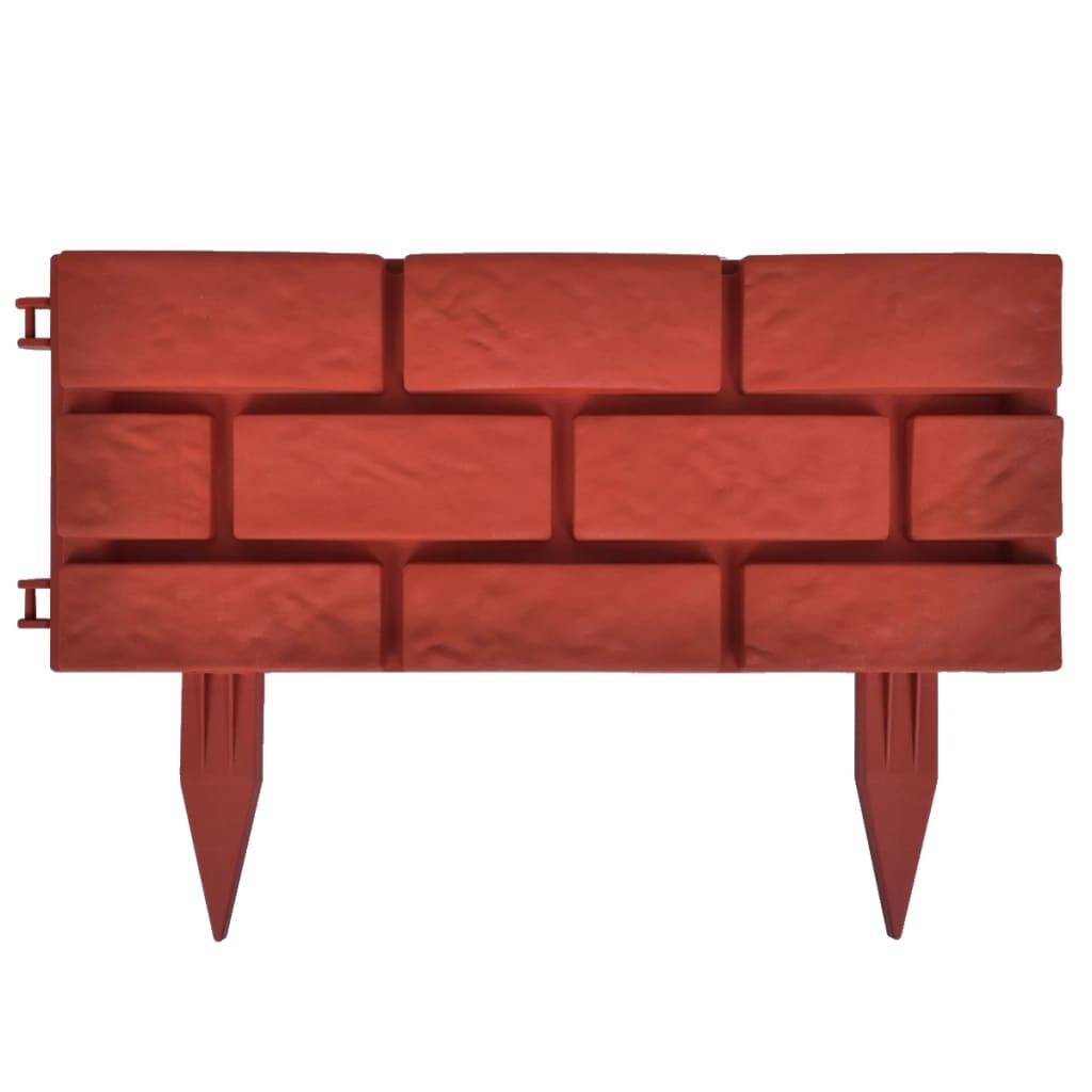 Clôture de jardin polypropylène rouge 500 x 2 x 29 cm - PANGIVO - Image 3