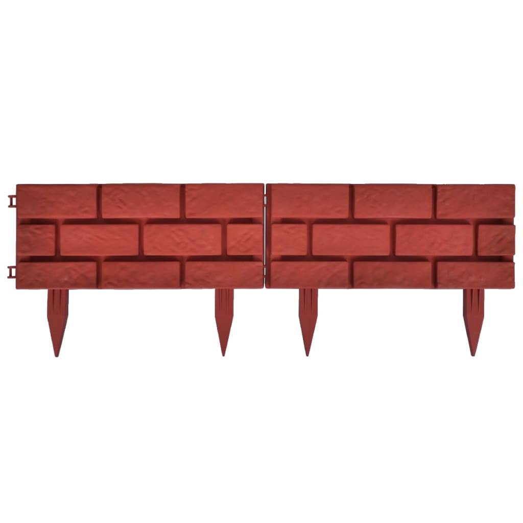 Clôture de jardin polypropylène rouge 500 x 2 x 29 cm - PANGIVO - Image 5