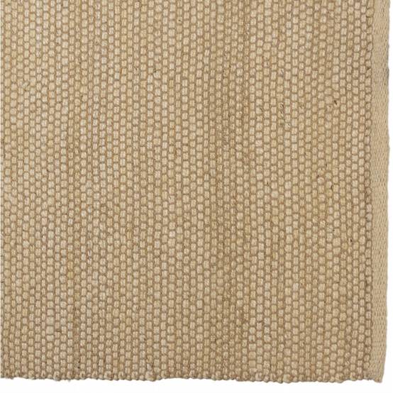 QUENTIN - Tapis rectangulaire 200x290cm en jute et coton beige - Image 3