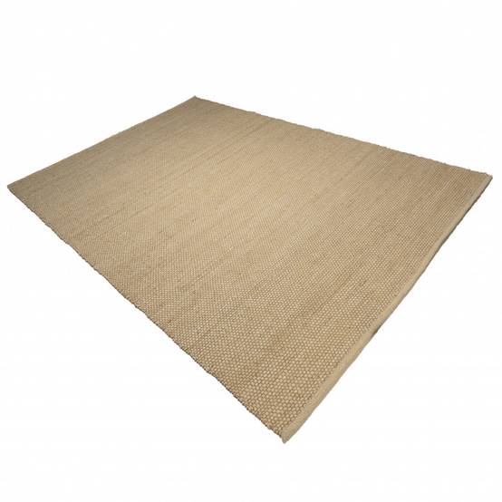 QUENTIN - Tapis rectangulaire 200x290cm en jute et coton beige - Image 7
