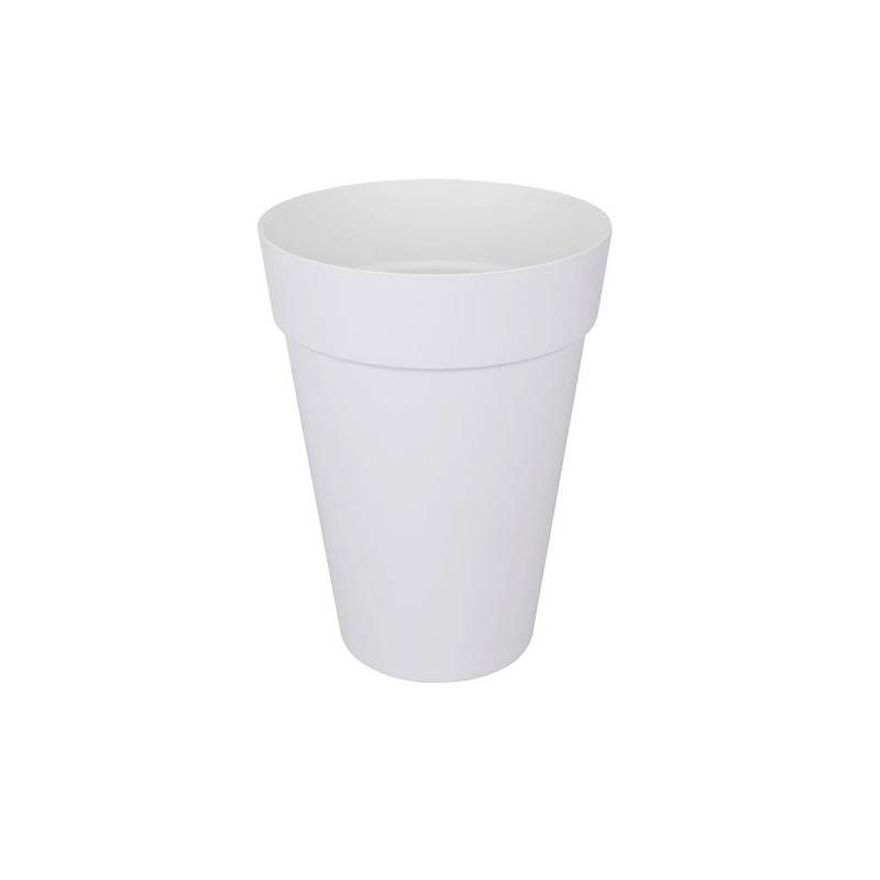Elho - Elho Loft Urban Pot De Fleurs Rond Haut 42 - Blanc - ø 42 X H 56 Cm - Extérieur - 100% Recyclé - Image 1