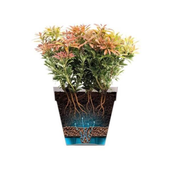 Elho - Elho Loft Urban Pot De Fleurs Rond Haut 42 - Blanc - ø 42 X H 56 Cm - Extérieur - 100% Recyclé - Image 5