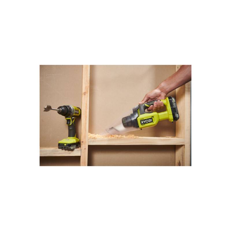 Ryobi - Pack RYOBI - Aspirateur à main RHV18-0 - 18V One+ - 600ml - Sans batterie ni chargeur - Kit 4 accessoires pour aspirateur - RAK04FC - Image 2