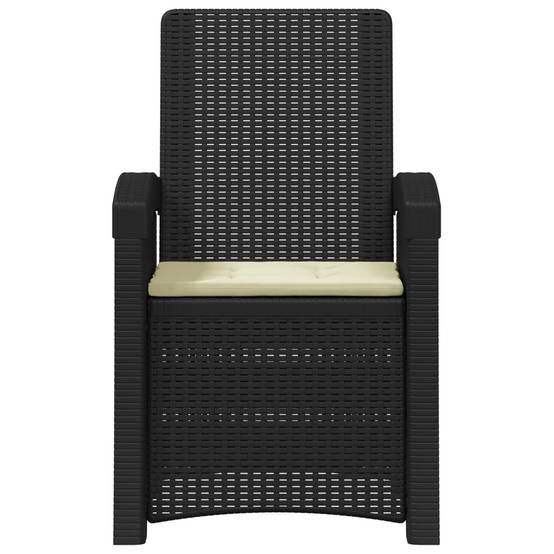 PANGIVO - Chaises de jardin polypropylène anthracite et crème 56 x 63 x 92 cm - PANGIVO - Image 5