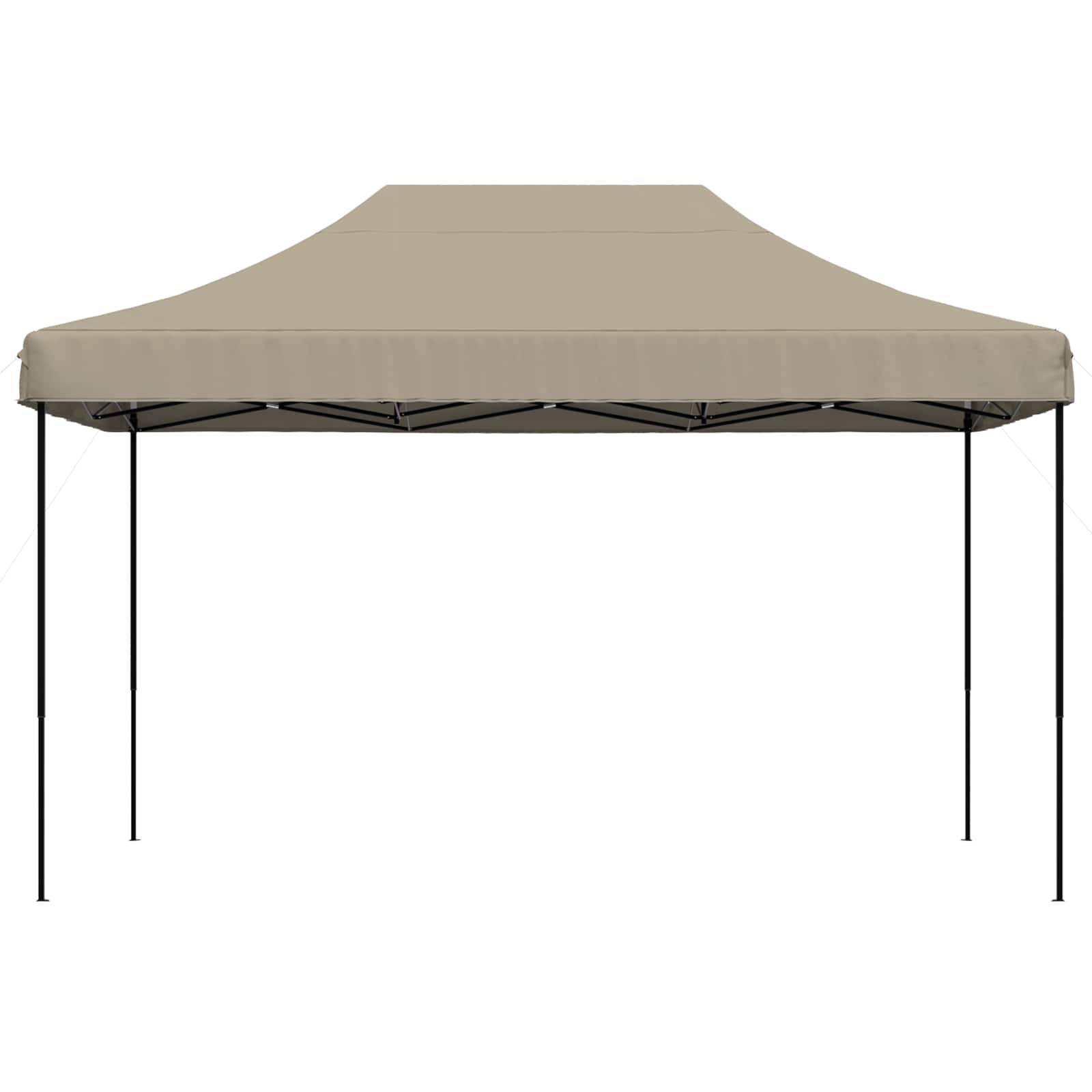 Vidaxl - Tente de réception pliable escamotable taupe 440x292x315 cm vidaXL 4004962 - Image 4