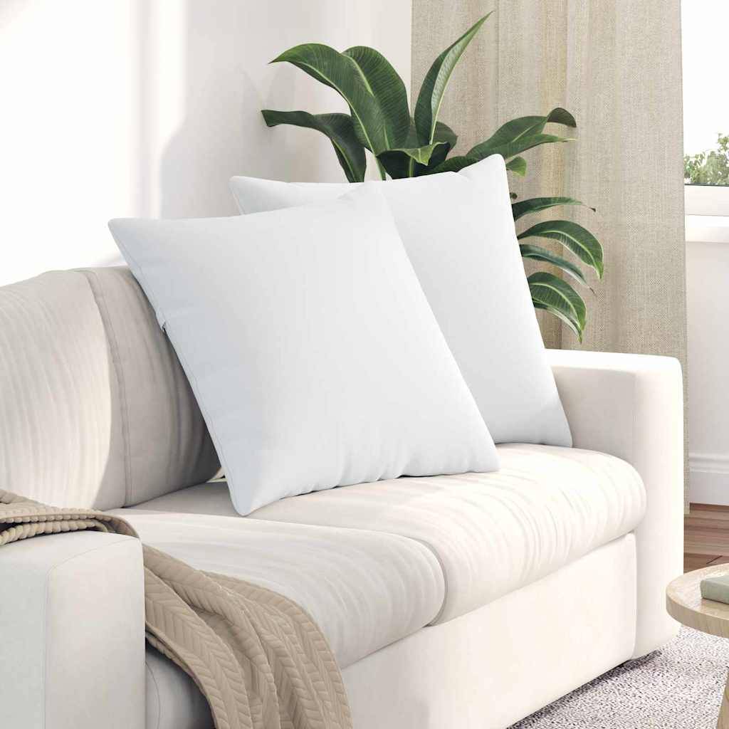 Coussin monobloc fibre de polyester blanc  80 x 80 x 22 cm  - Prolenta premium p348.3 - Image 2