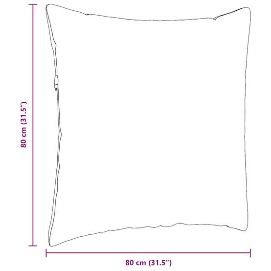 Coussin monobloc fibre de polyester blanc 80 x 80 x 22 cm - Prolenta premium p348.3 - Image 9