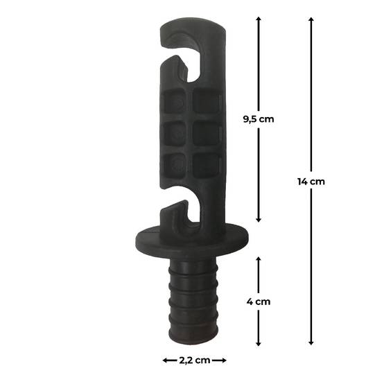 Kangui - Lot de 2 capuchons de maintien universels pour filet de trampoline Ø25 mm Kangui - Image 3