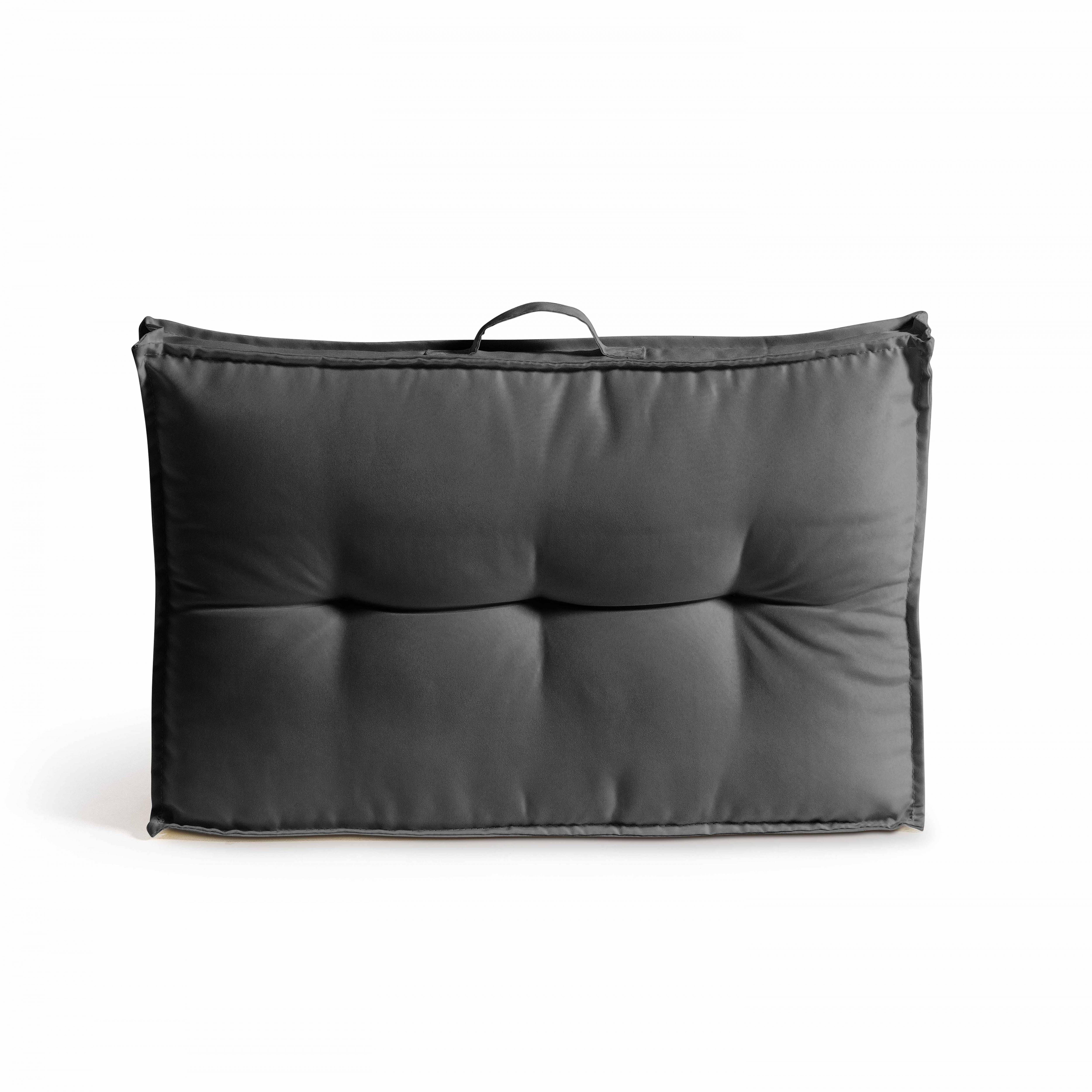 Oviala - Coussin d'extérieur matelassé anthracite 60 x 40cm Cuzco - Oviala - Image 2