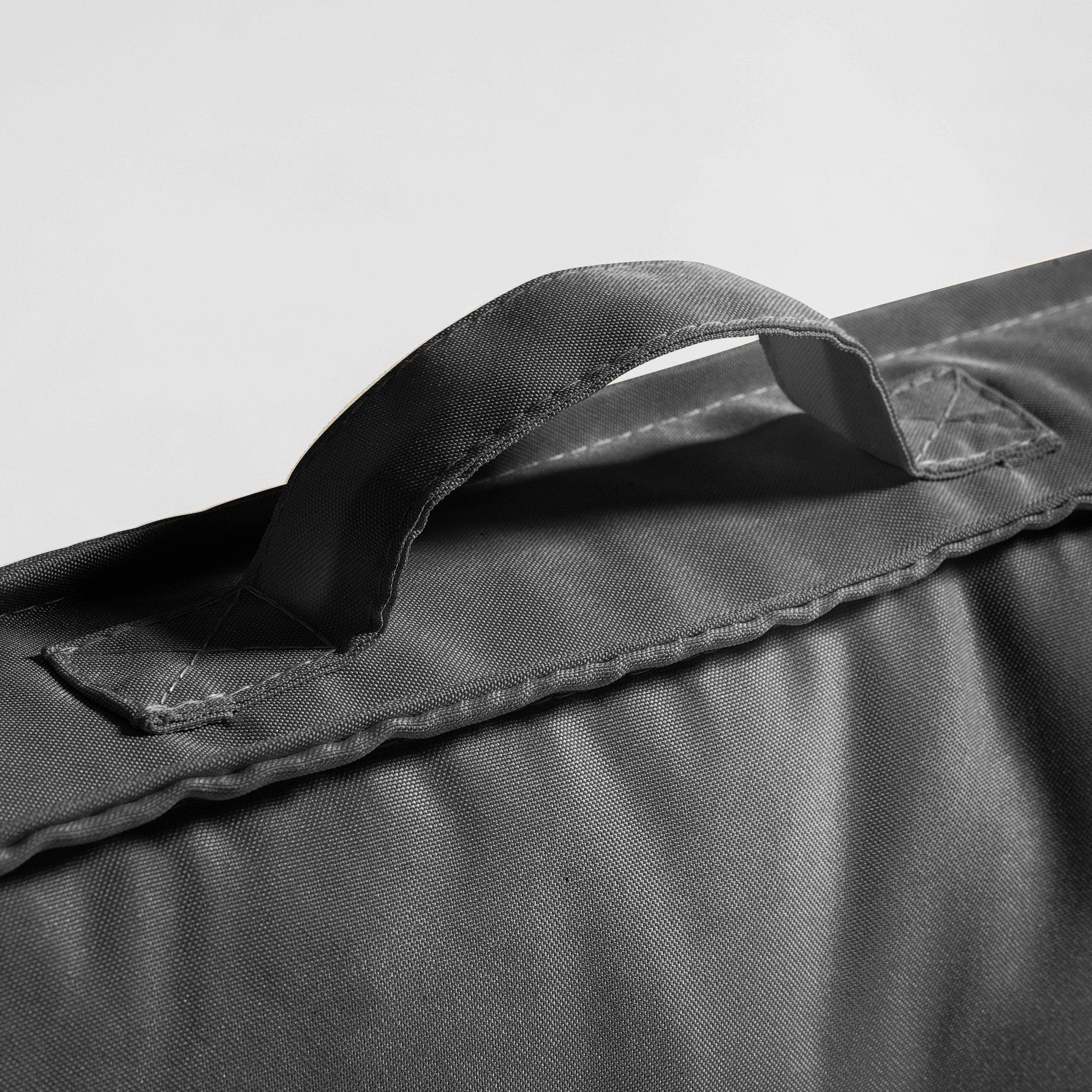 Oviala - Coussin d'extérieur matelassé anthracite 60 x 40cm Cuzco - Oviala - Image 3