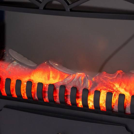 Cheminée électrique 1800W Effet flamme Chauffage d'appoint Santorin NIKLAS - Image 5