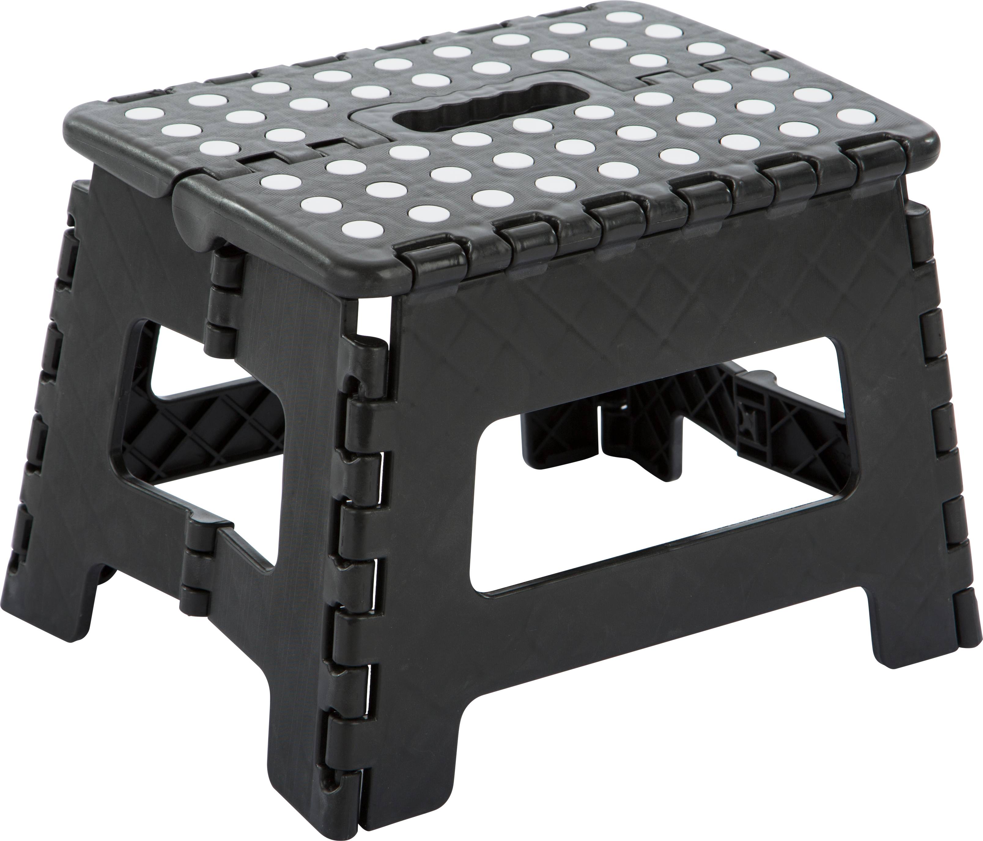 Marchepied repliable synthétique antidérapant avec poignée, 150 kg- ESCALO - Image 1