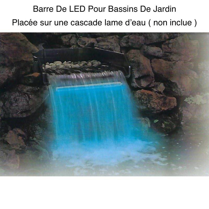 Barre Éclairage LED 30 cm Pour Bassins Et Cascades De Jardin. Éclairage Étanche  Et Piscine