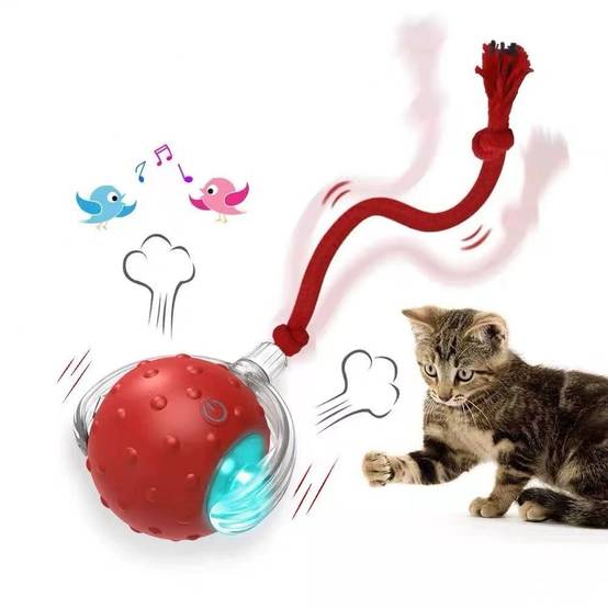 IntiMeg - Balle interactive pour chat rouge IntiMeg - Image 1