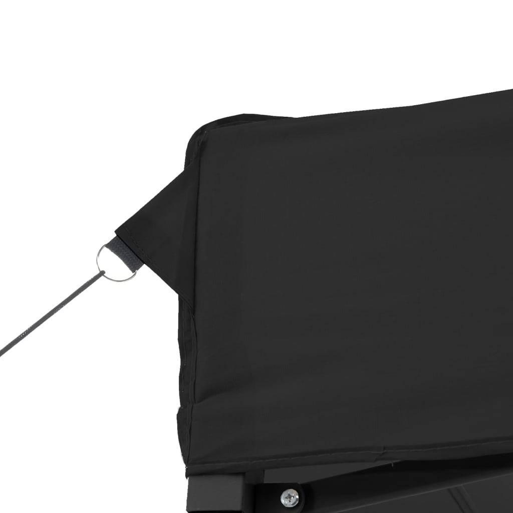 Vidaxl - Tente de réception pliable escamotable 2 parois latérales noir vidaXL 4004998 - Image 7