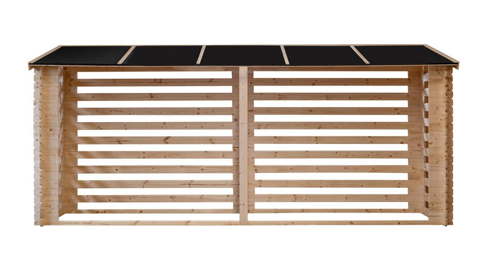 Abri Bûches 4,67x1,18xh2,12 INT053 / GARTFLEX