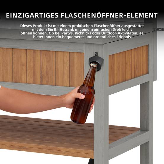 PANGIVO - Armoire de jardin avec lavabo et robinet, bois massif, 80 x 51 x 148.5 cm - PANGIVO - Image 7