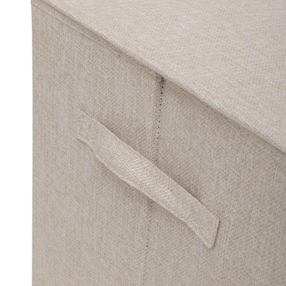 Panier à Linge Avec Séparateur "Colors" 74L Beige Lin - Image 5