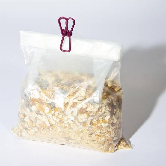 Lot de 9 Pinces "Ferme Sachet" 10cm Gris - Image 6