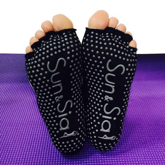 Paire de chaussettes Yoga – Taille unique – Flexibles et Confortables – Antidérapantes – Anti-transpiration – Ultra douce - Sun&Sia - Image 3