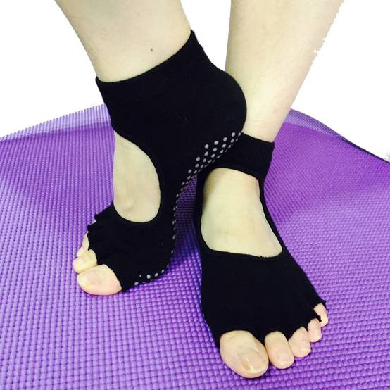 Paire de chaussettes Yoga – Taille unique – Flexibles et Confortables – Antidérapantes – Anti-transpiration – Ultra douce - Sun&Sia - Image 2