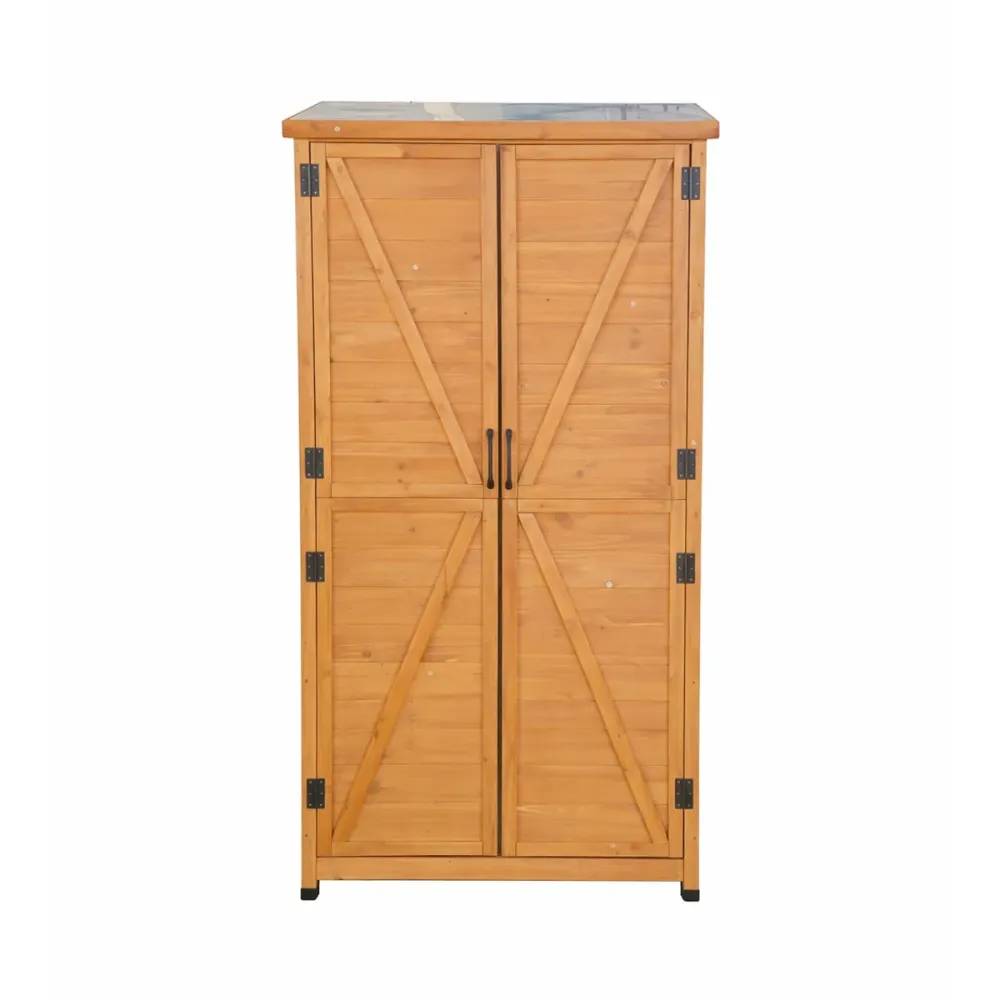 Abri de jardin Sambre en bois Hauteur 174 cm - 2 portes 0,44m² - Image 2