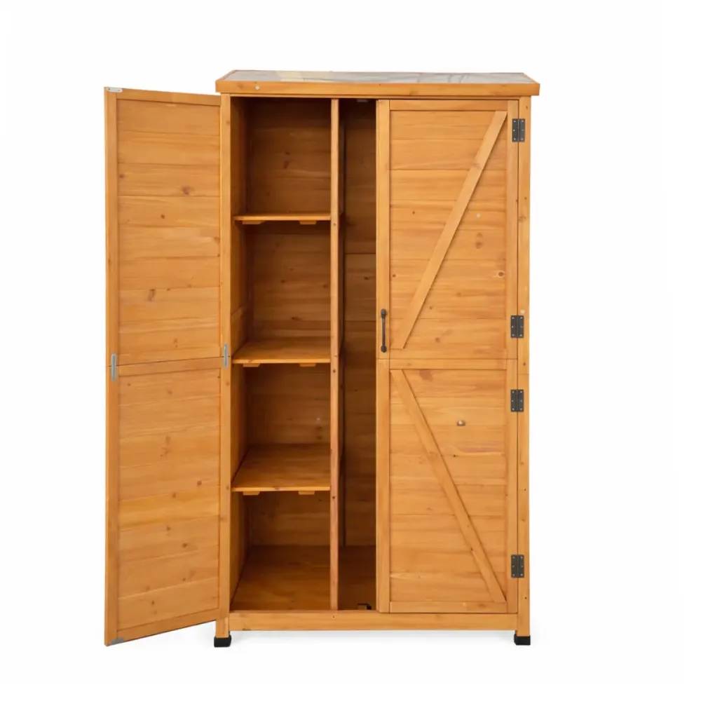 Abri de jardin Sambre en bois Hauteur 174 cm - 2 portes 0,44m² - Image 3