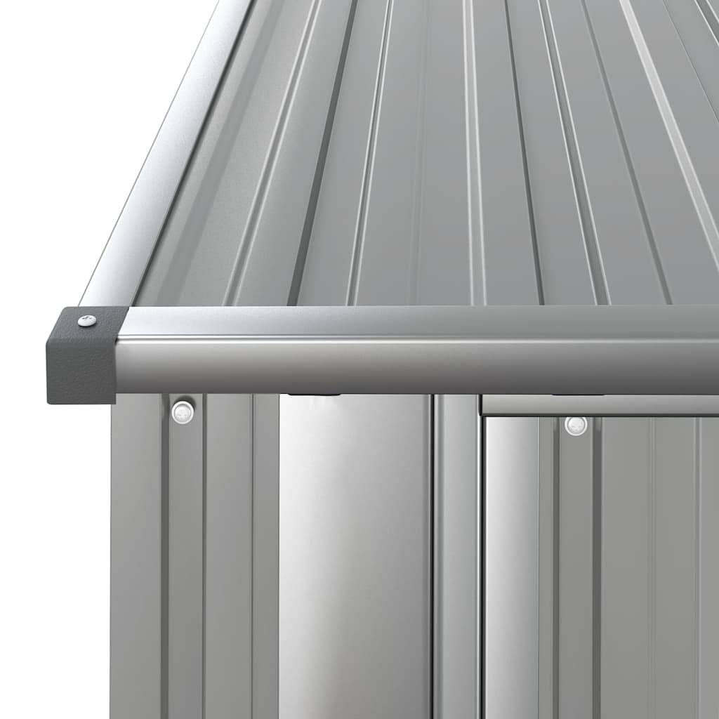 Vidaxl - Abri de jardin Gris 180,5x97x209,5 cm Acier galvanisé vidaXL 150904 - Image 4