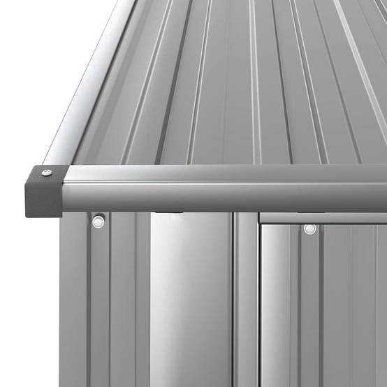 Vidaxl - Abri de jardin Gris 180,5x97x209,5 cm Acier galvanisé vidaXL 150904 - Image 7