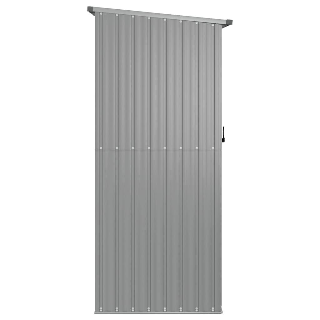 Vidaxl - Abri de jardin Gris 180,5x97x209,5 cm Acier galvanisé 1.8m² vidaXL 150904 - Image 6