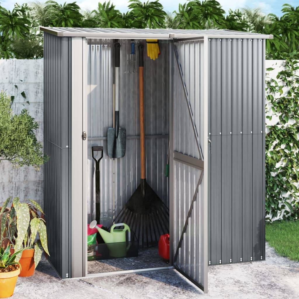Vidaxl - Abri de jardin Gris 180,5x97x209,5 cm Acier galvanisé vidaXL 150904 - Image 1