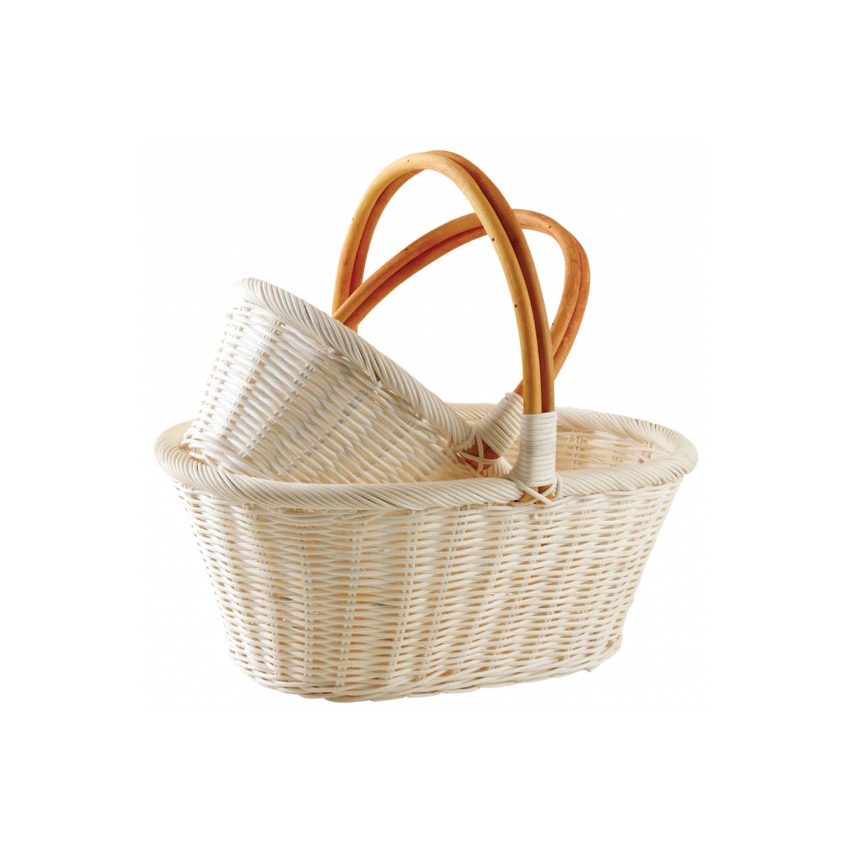 Aubry Gaspard - Duo de panier en rotin - Image 1