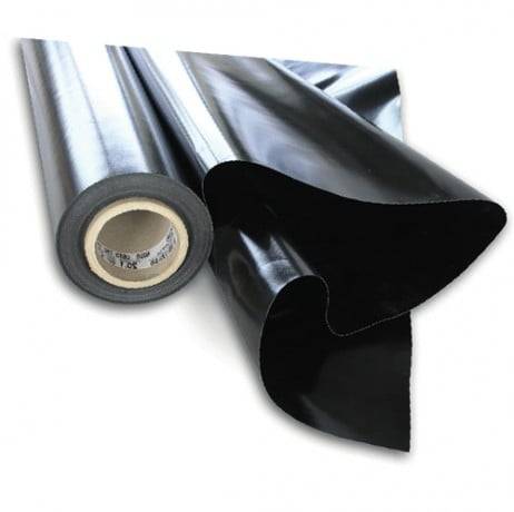 Plastidis - Film 150 microns noir opaque  - Long 19.50 m, Larg 12 m - Image 1