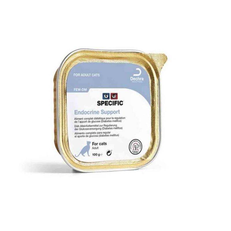 Terrine chat FEW-DM ENDOCRINE SUPPORT (boite 7x100g) - SPECIFIC 7*100 g