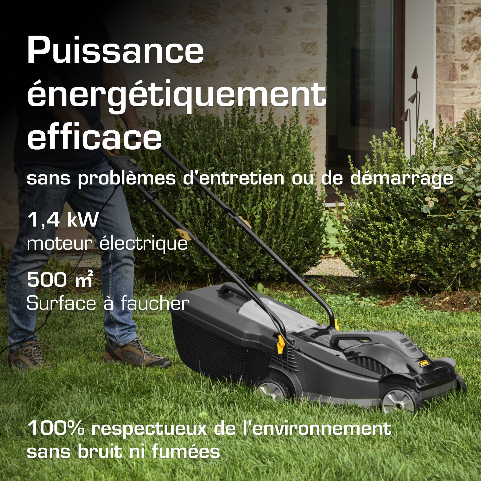 Alpina - Tondeuse électrique BL 380 E, 1400 W, 38 cm - Alpina - Image 4