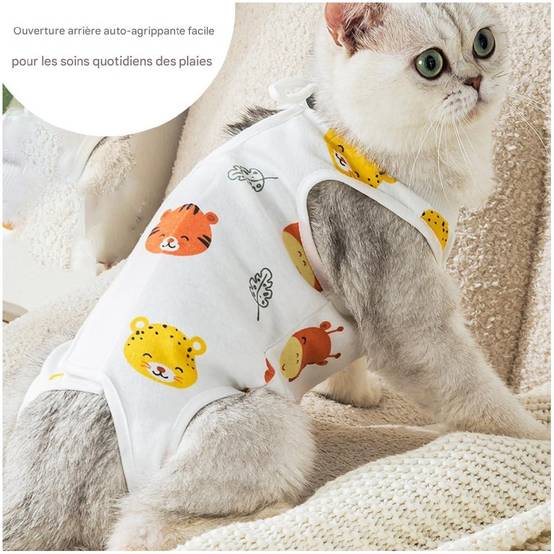 Combinaison médicale de convalescence pour chiens et chats - Lytech - Image 5