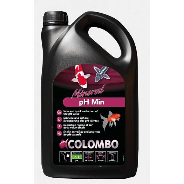 Réducteur de pH pour bassin de jardin et aquarium 2500 ml