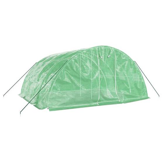 Vidaxl - Serre avec cadre en acier vert 20 m² 5x4x2,3 m vidaXL 3188083 - Image 9
