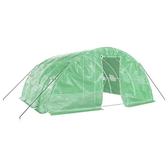 Vidaxl - Serre avec cadre en acier vert 20 m² 5x4x2,3 m vidaXL 3188083 - Image 2
