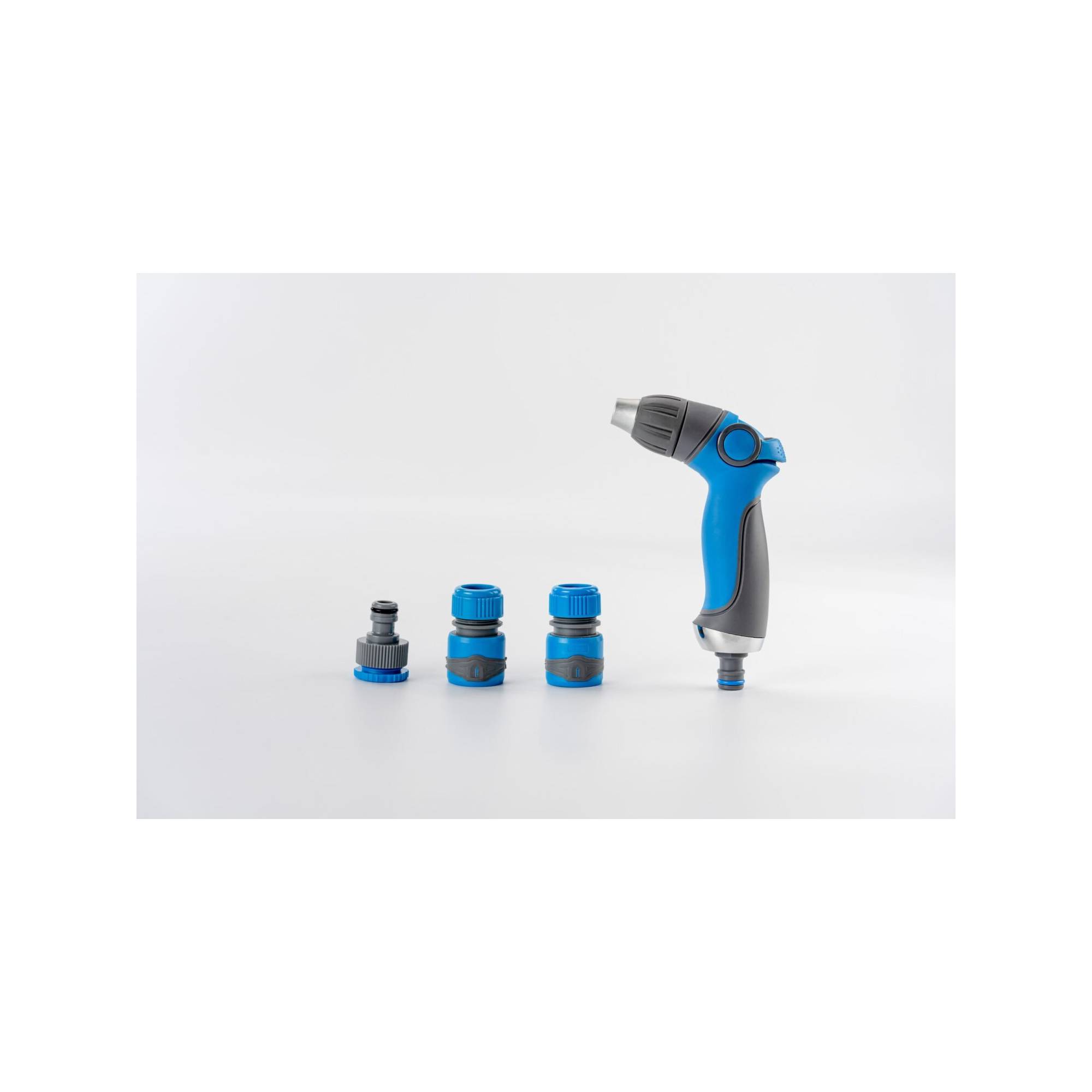 Pistolet d'arrosage et nettoyage - Suan - 3 jets ajustables - Kit complet avec raccords d'arrosage - Image 1