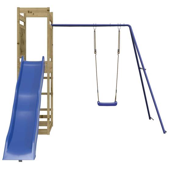 Aire de jeux d'extérieur - Jeu Plein air enfant bois de pin imprégné-JU1524 - Image 3