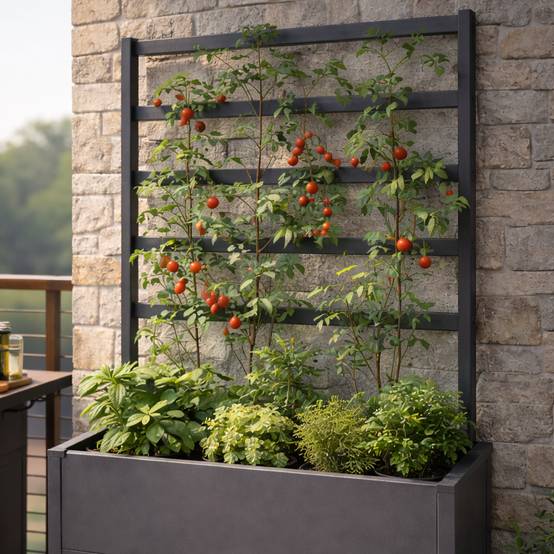 Couleurs du monde - Treillis Timea gris petit format – support décoratif pour plantes grimpantes pour armoire Tessa - Image 5