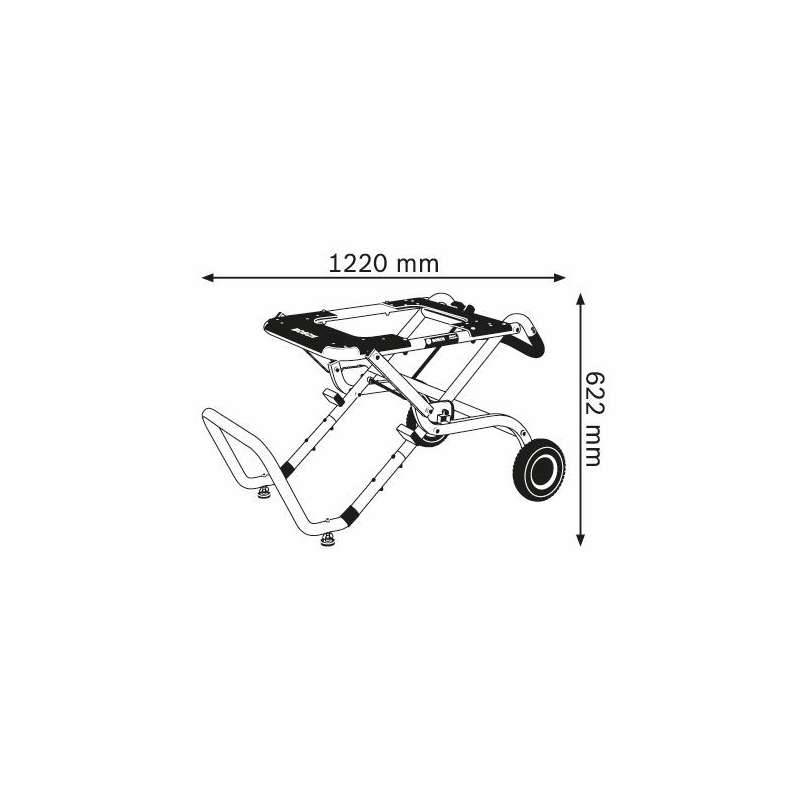 Bosch - Table de transport et de travail GTA 60 W - Bosch - Image 2