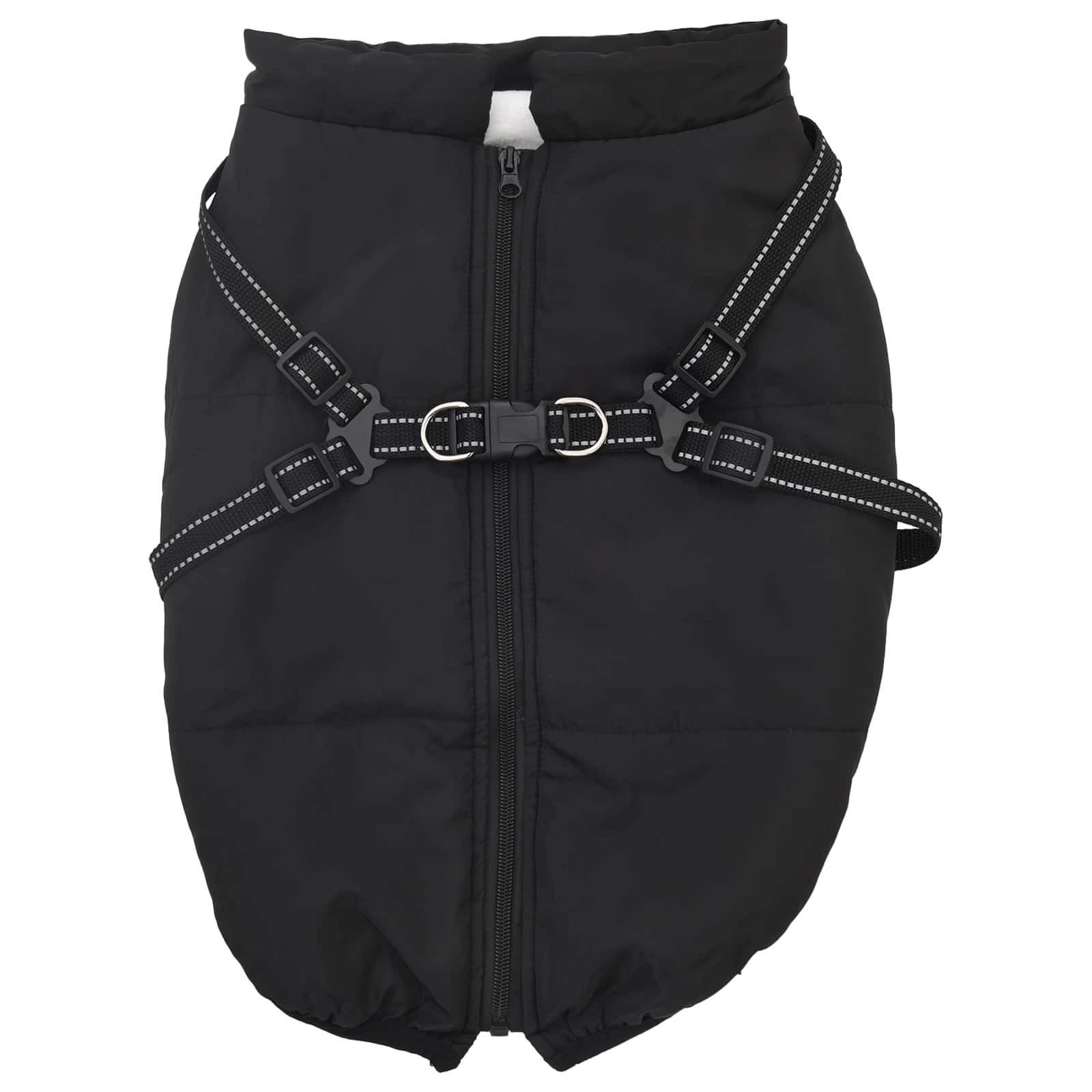 Vidaxl - Manteau pour chien Noir L48 Fleece et Polyester vidaXL 3422535 - Image 2