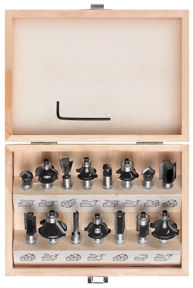 Kwb By Einhell - Set de coupe 15 pièces pour défonceuses - KWB by Einhell - Image 2