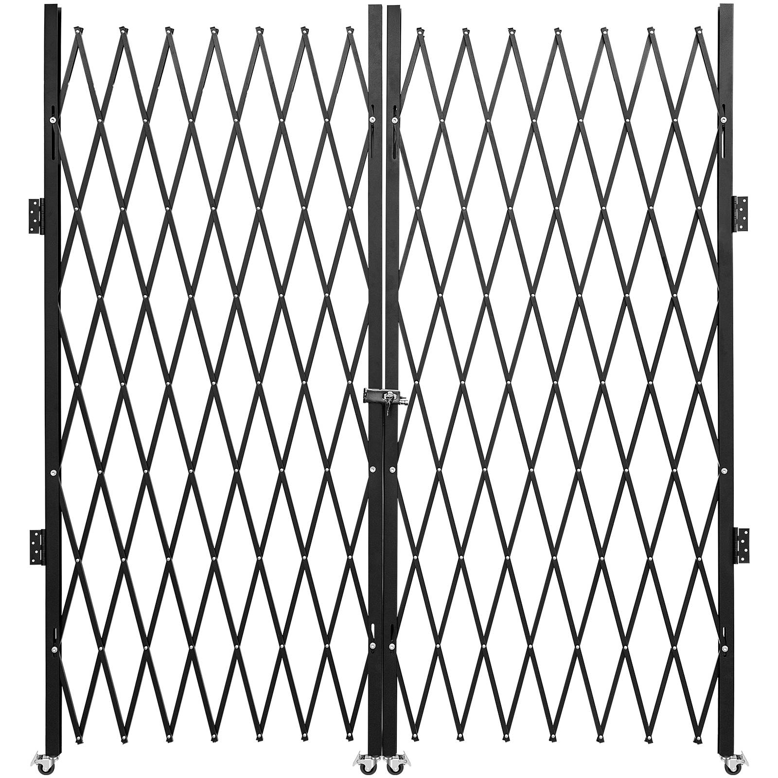 Vevor - VEVOR Barrière de Sécurité Extensible Pliant Double Porte Pliante 3,1 x 1,56 m - Image 1