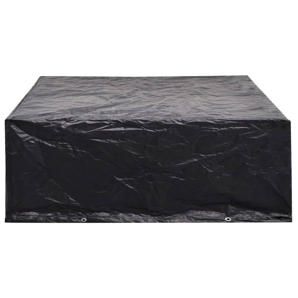 ComfortXL - Bâche Mobilier Extérieur Polyéthylène Anti-UV pour Grande Table de Jardin Noir 250x210x90 cm – ComfortXL Outdoor Living - Image 2