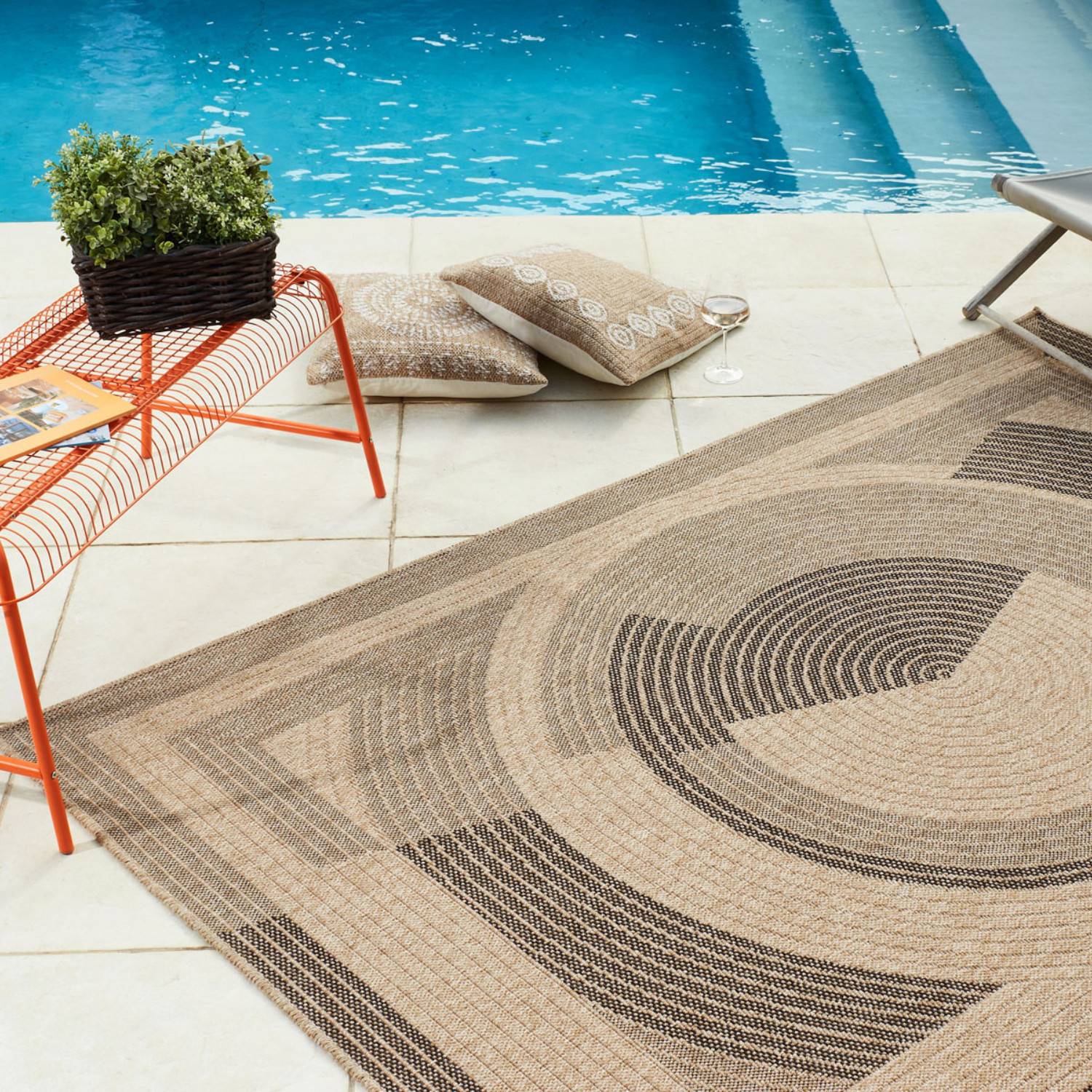 Autre - Tapis intérieur et extérieur naturel 120x170cm - Image 5