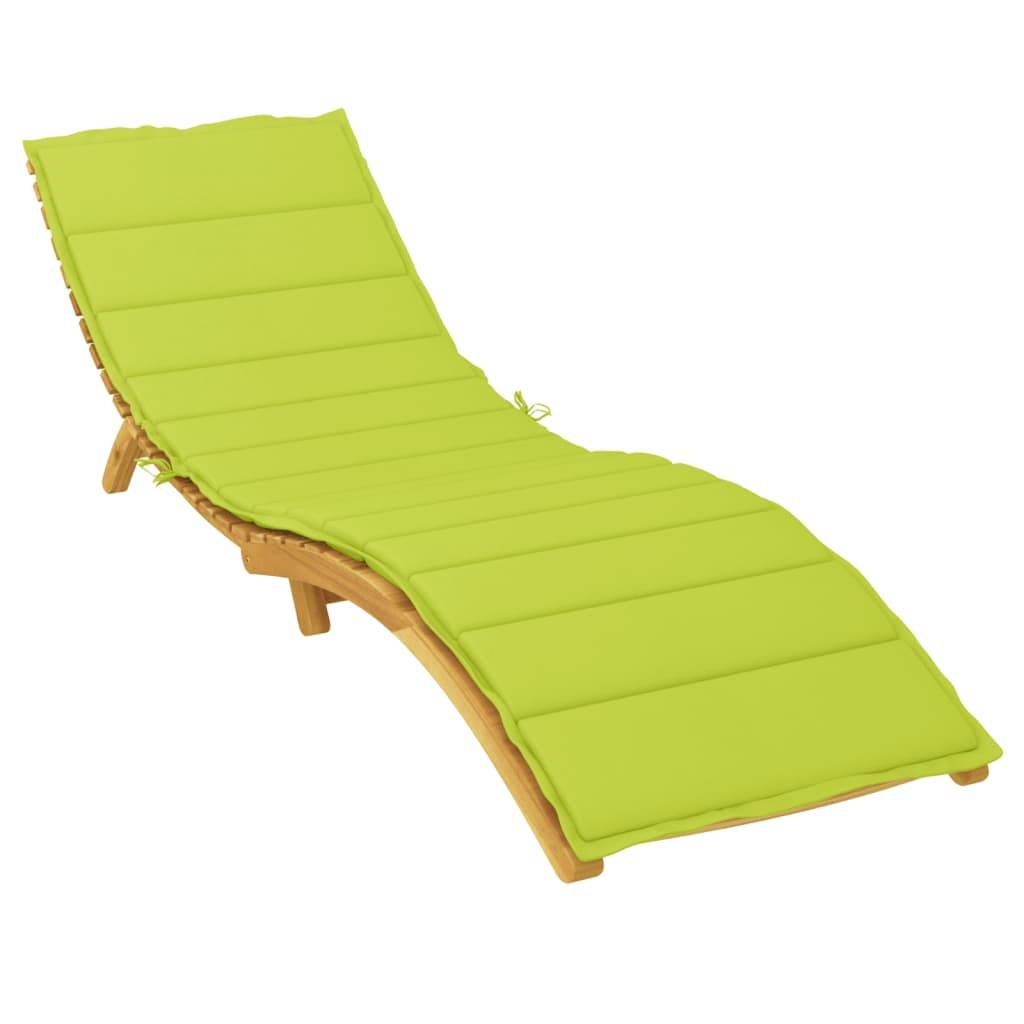 PANGIVO - Coussin de chaise longue tissu oxford vert vif 200 x 50 x 3 cm - PANGIVO - Image 3